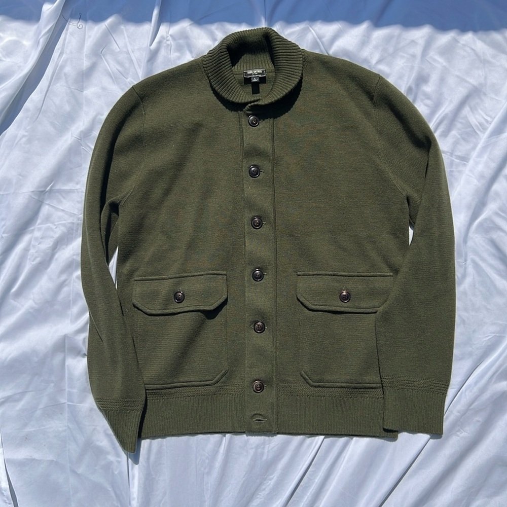 Todd Snyder Merino Wool “Sweater Jacket”/cardigan - Large
